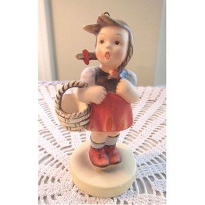 Vintage Schmid Second Edition Girl With Basket 1984 Berta Hummel 1984 Ornament